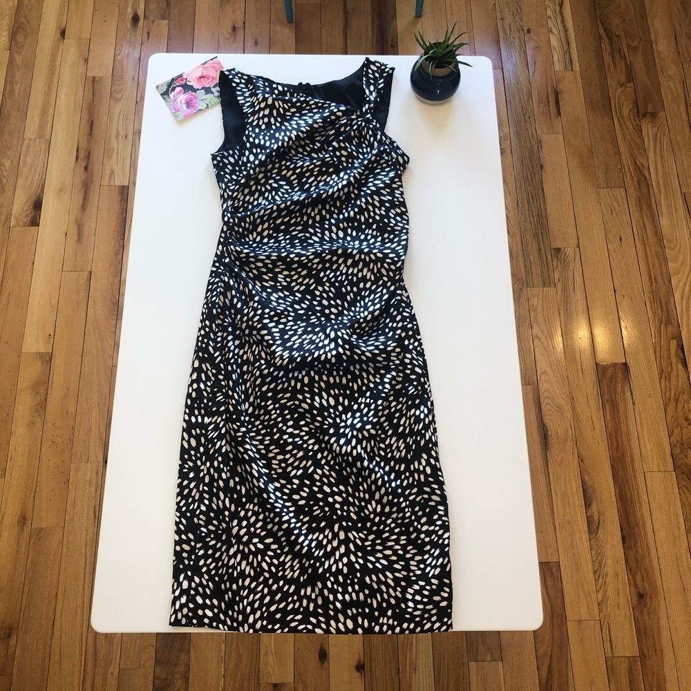 Maggy London asymmetrical cocktail dress